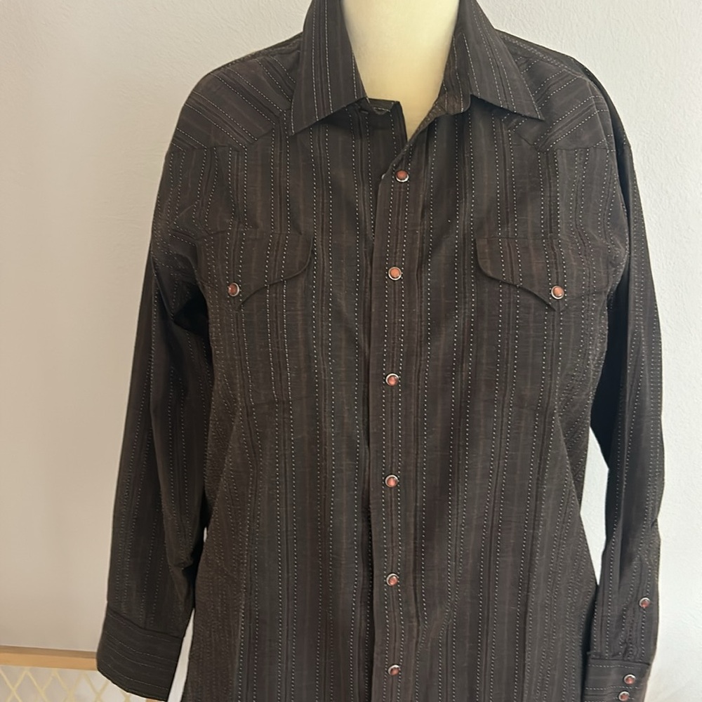 Men’s long sleeve western dress shirt 2 of 4 in bundle